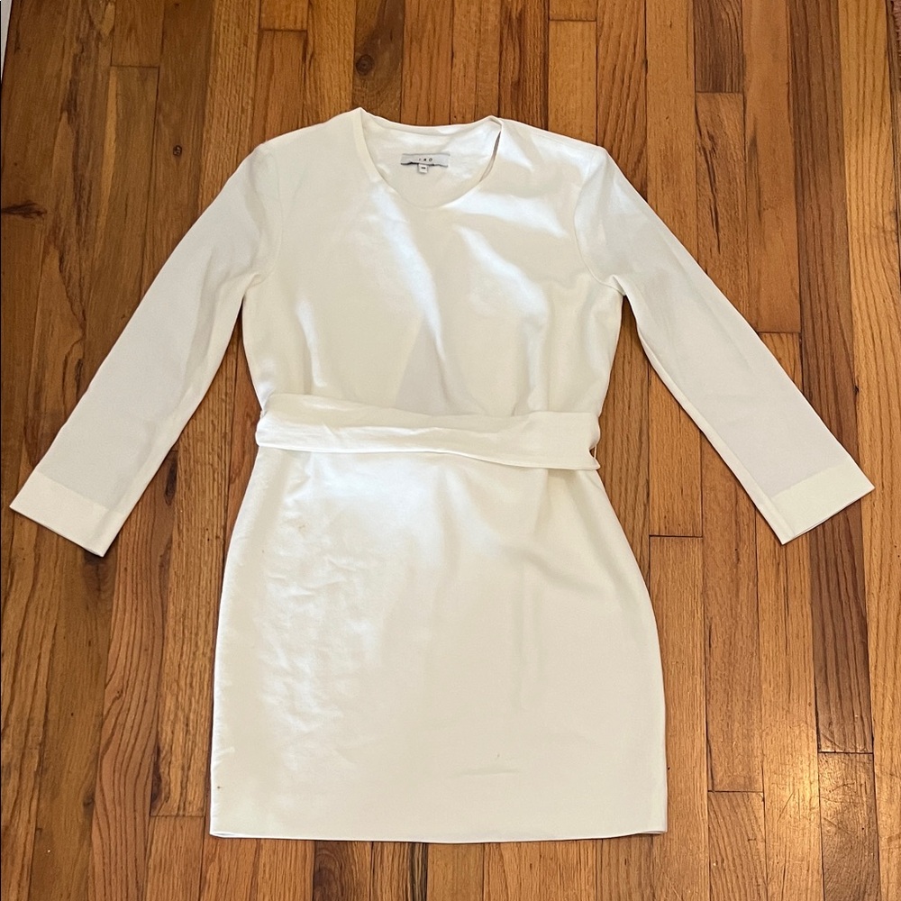 IRO White Long Sleeve Dress